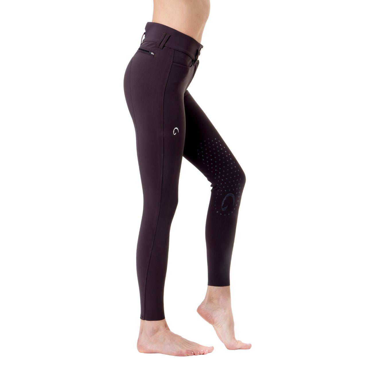 MASCHERONI SELLERIA Pantalone da Equitazione Da Donna Half Grip Berlino Mascheroni Marrone 09MA-03BERLINO 393MARRONE 
