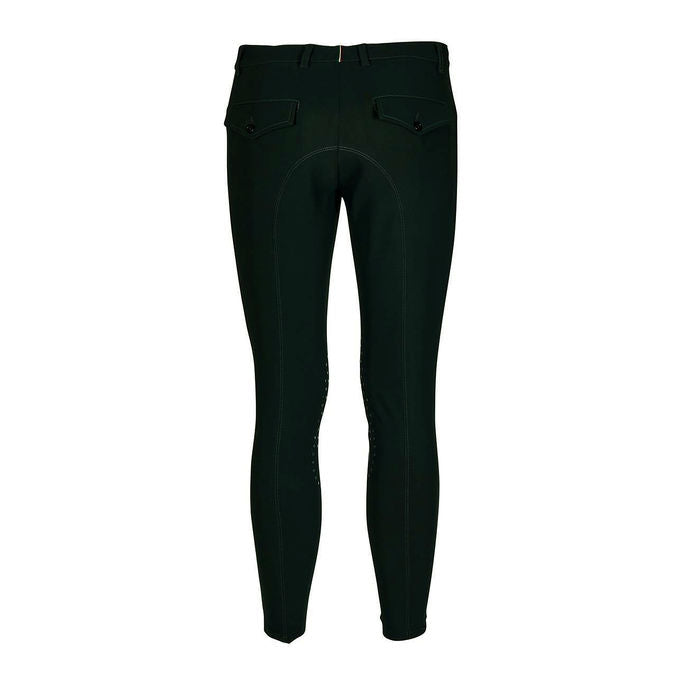 MASCHERONI SELLERIA Pantalone Da Equitazione Da Uomo Half Grip Roma Mascheroni Verde 09MA-04ROMA 313VERDONE 