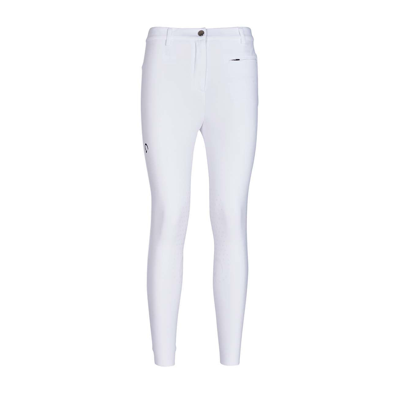 MASCHERONI SELLERIA Pantalone Da Equitazione Da Donna Half Grip Parigi Mascheroni Bianco 09MA-05PARIGI 001BIANCO 
