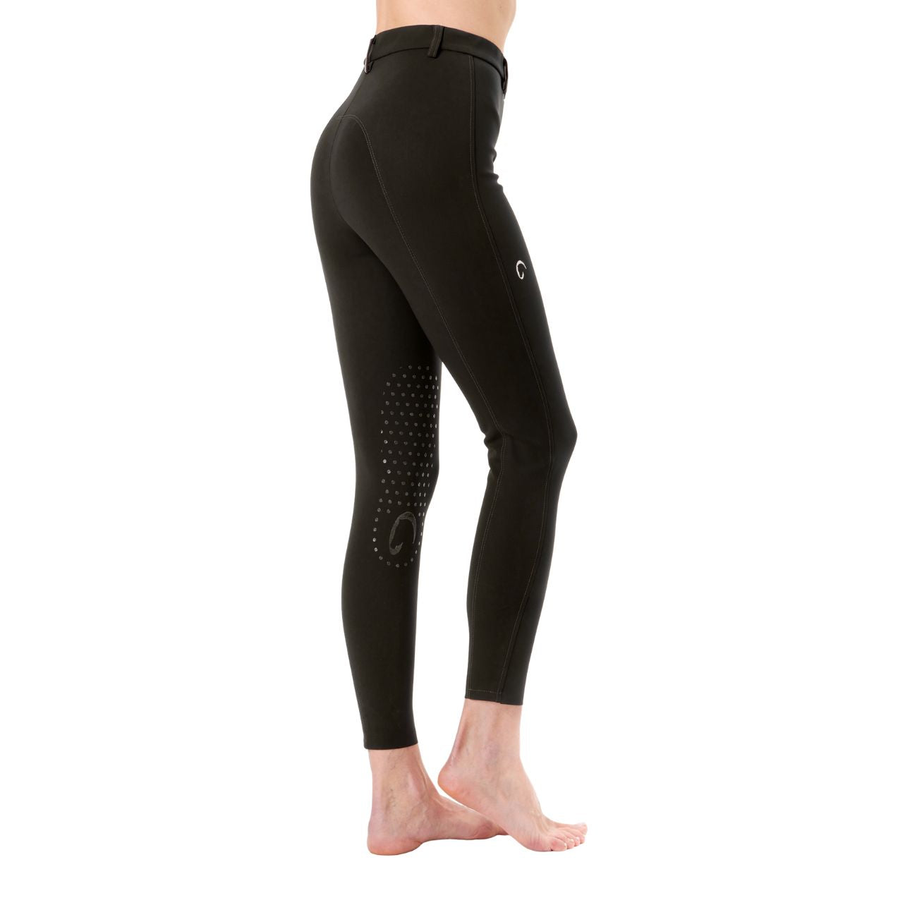 MASCHERONI SELLERIA Pantalone Da Equitazione Da Donna Half Grip Parigi Mascheroni Nero 09MA-05PARIGI 036NERO 