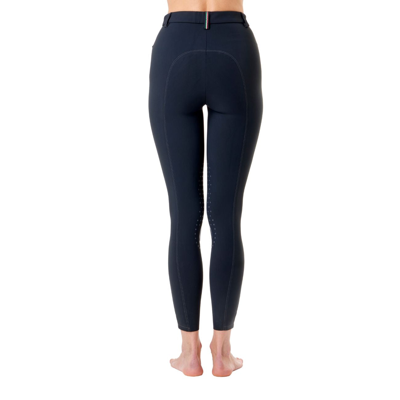 MASCHERONI SELLERIA Pantalone Da Equitazione Da Donna Half Grip Parigi Mascheroni Blu 09MA-05PARIGI 342BLU 