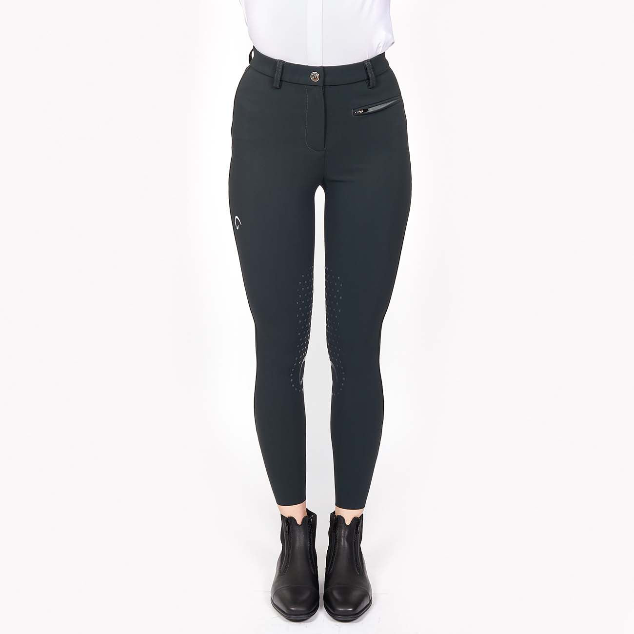 MASCHERONI SELLERIA Pantalone Da Equitazione Da Donna Half Grip Parigi Mascheroni Antracite 09MA-05PARIGI 344ANTRACITE 