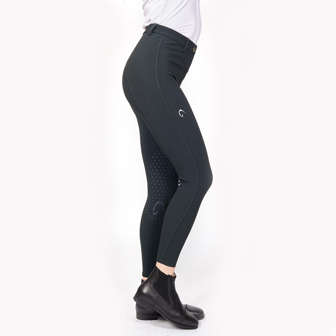 MASCHERONI SELLERIA Pantalone Da Equitazione Da Donna Half Grip Parigi Mascheroni Antracite 09MA-05PARIGI 344ANTRACITE 