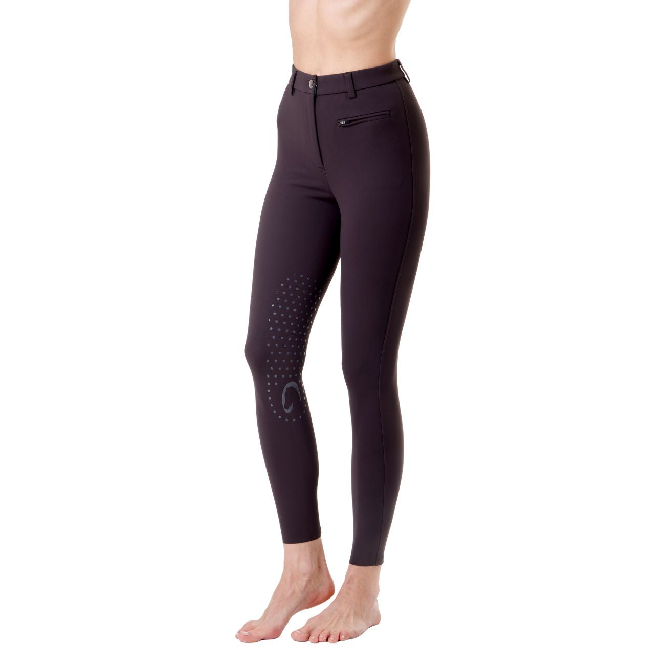 MASCHERONI SELLERIA Pantalone Da Equitazione Da Donna Half Grip Parigi Mascheroni Marrone 09MA-05PARIGI 499MARRONE 