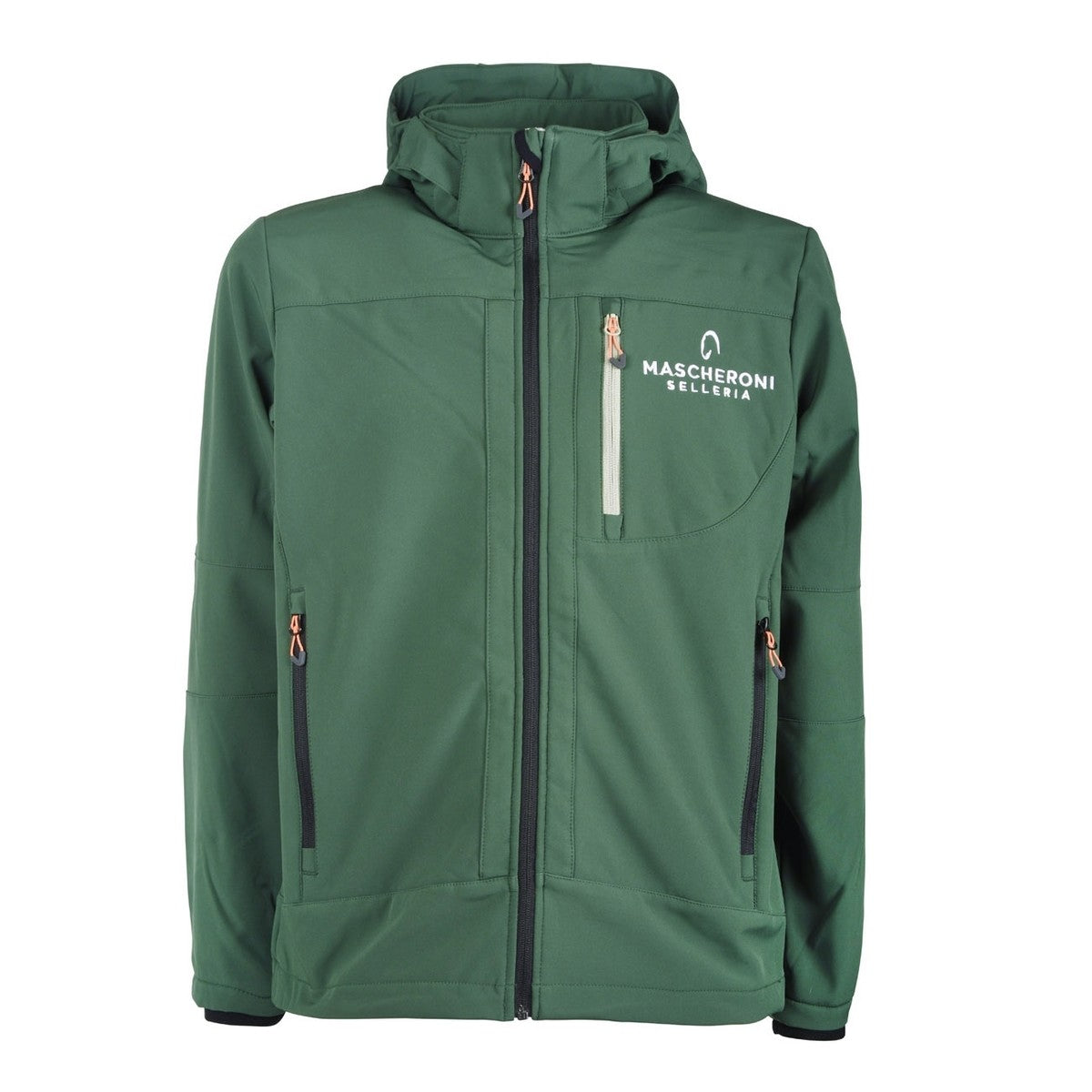 MASCHERONI SELLERIA Softshell Uomo Full Zip Mascheroni Verde 09MA-1A01787N-SZLN950 VERDE 