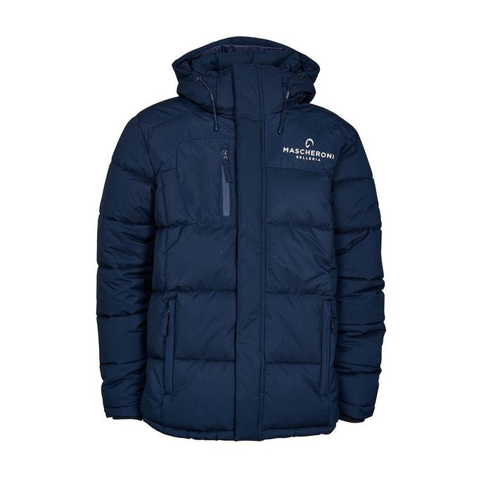 MASCHERONI SELLERIA Giubbotto Imbottito Da Uomo Con Cappuccio Mascheroni Selleria Blu 09MA-GIUBBOTTO-U NAVY 