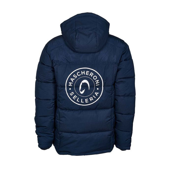 MASCHERONI SELLERIA Giubbotto Imbottito Da Uomo Con Cappuccio Mascheroni Selleria Blu 09MA-GIUBBOTTO-U NAVY 