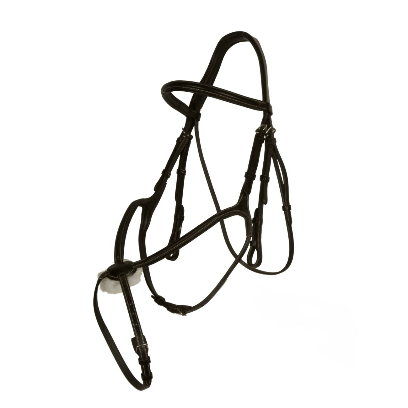 MASCHERONI SELLERIA Testiera In Cuoio Con Capezzino Messicano Mascheroni Nero 09MA-HGE-410 BLACK 