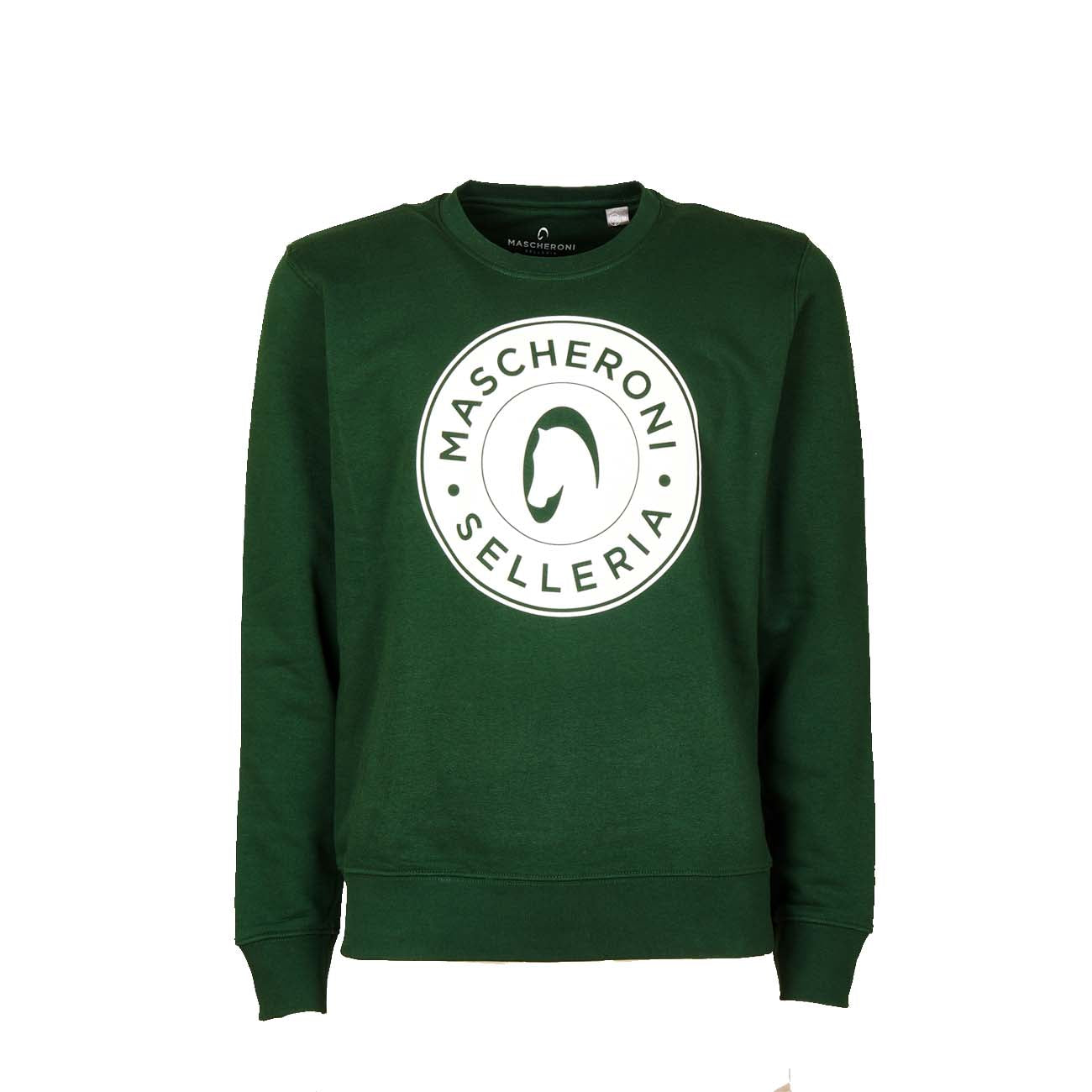 MASCHERONI SELLERIA Felpa Girocollo Unisex Mascheroni Selleria 09MA-K4025 VERDE 
