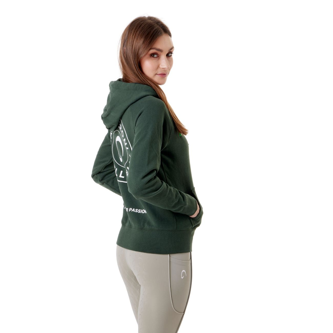 MASCHERONI SELLERIA Felpa Da Donna Claim Mascheroni 09MACLAIMD VERDE 