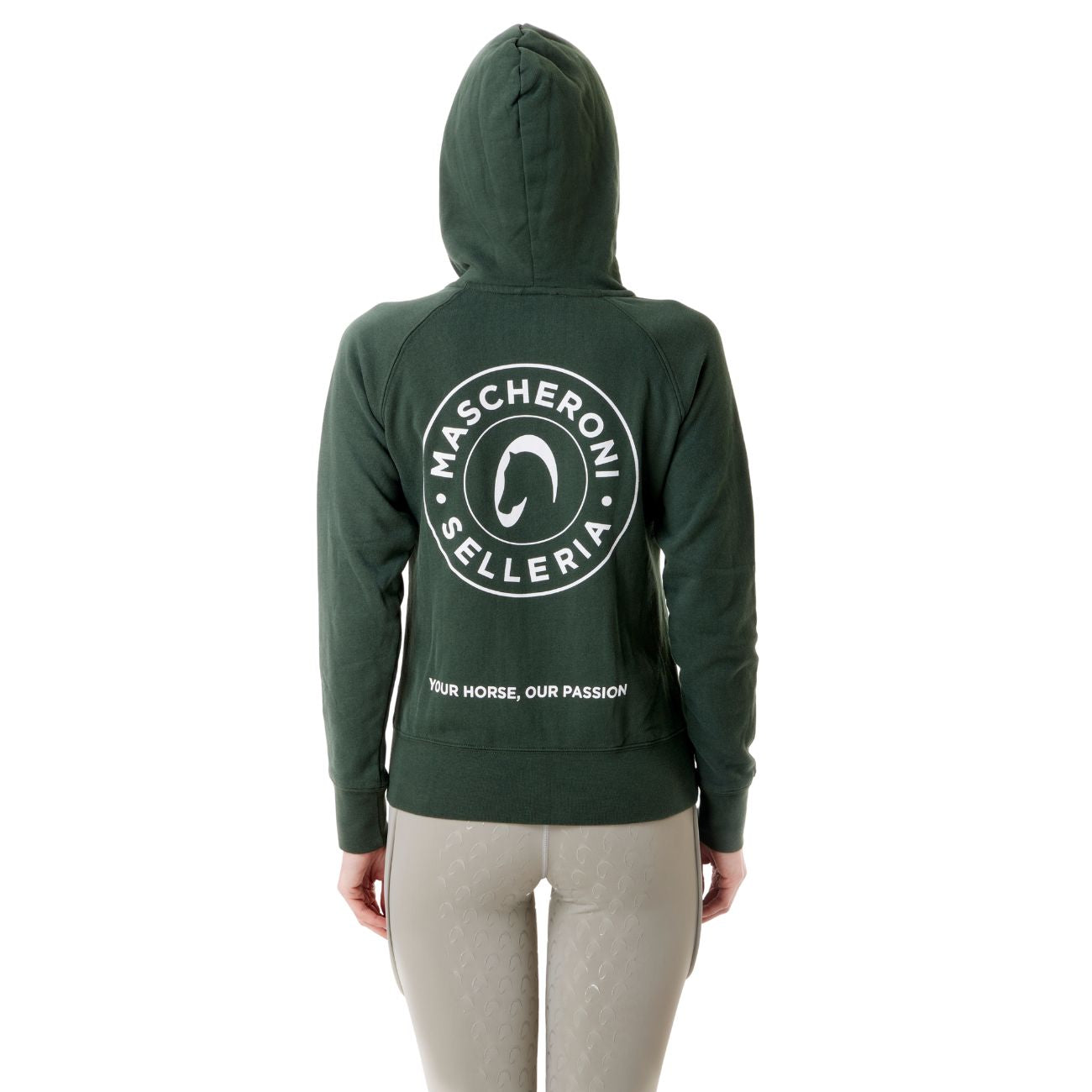 MASCHERONI SELLERIA Felpa Da Donna Claim Mascheroni 09MACLAIMD VERDE 