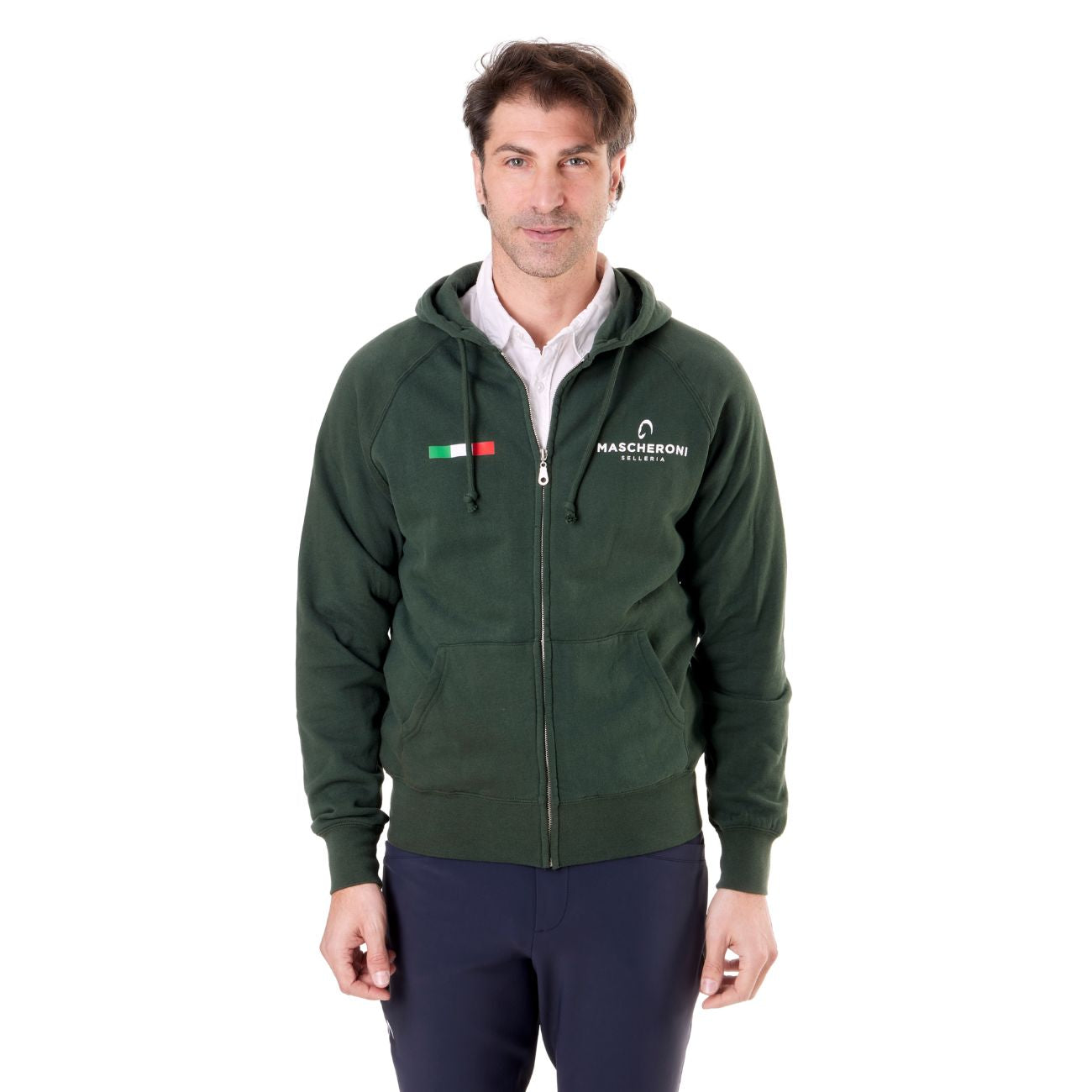 MASCHERONI SELLERIA Felpa Da Uomo Claim Mascheroni 09MACLAIMU VERDE 