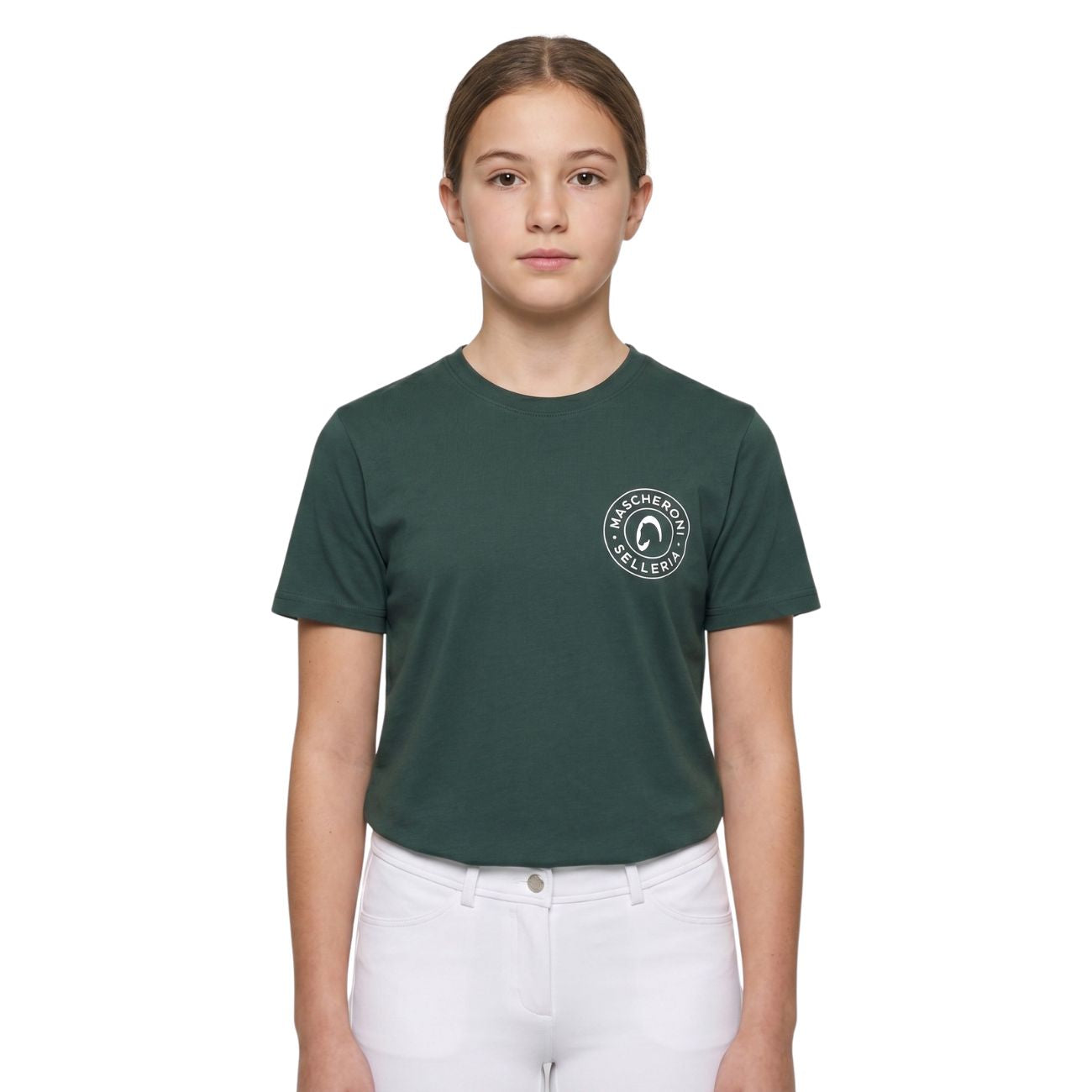 MASCHERONI SELLERIA T-Shirt Junior Con Logo 26MA-T-SHIRTKIDVERDE VERDE 