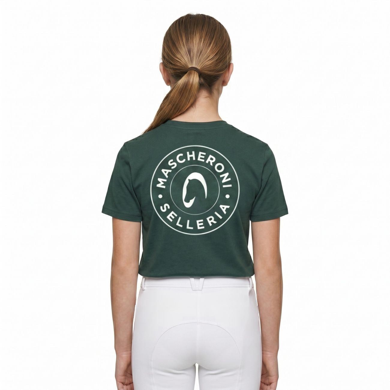 MASCHERONI SELLERIA T-Shirt Junior Con Logo 26MA-T-SHIRTKIDVERDE VERDE 