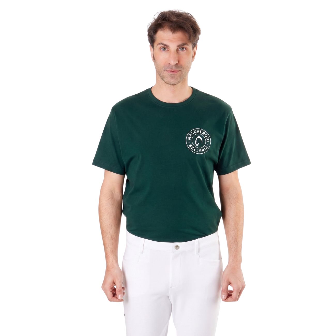 MASCHERONI SELLERIA T- Shirt Unisex Con Logo 26MA-T-SHIRTVERDE VERDE 