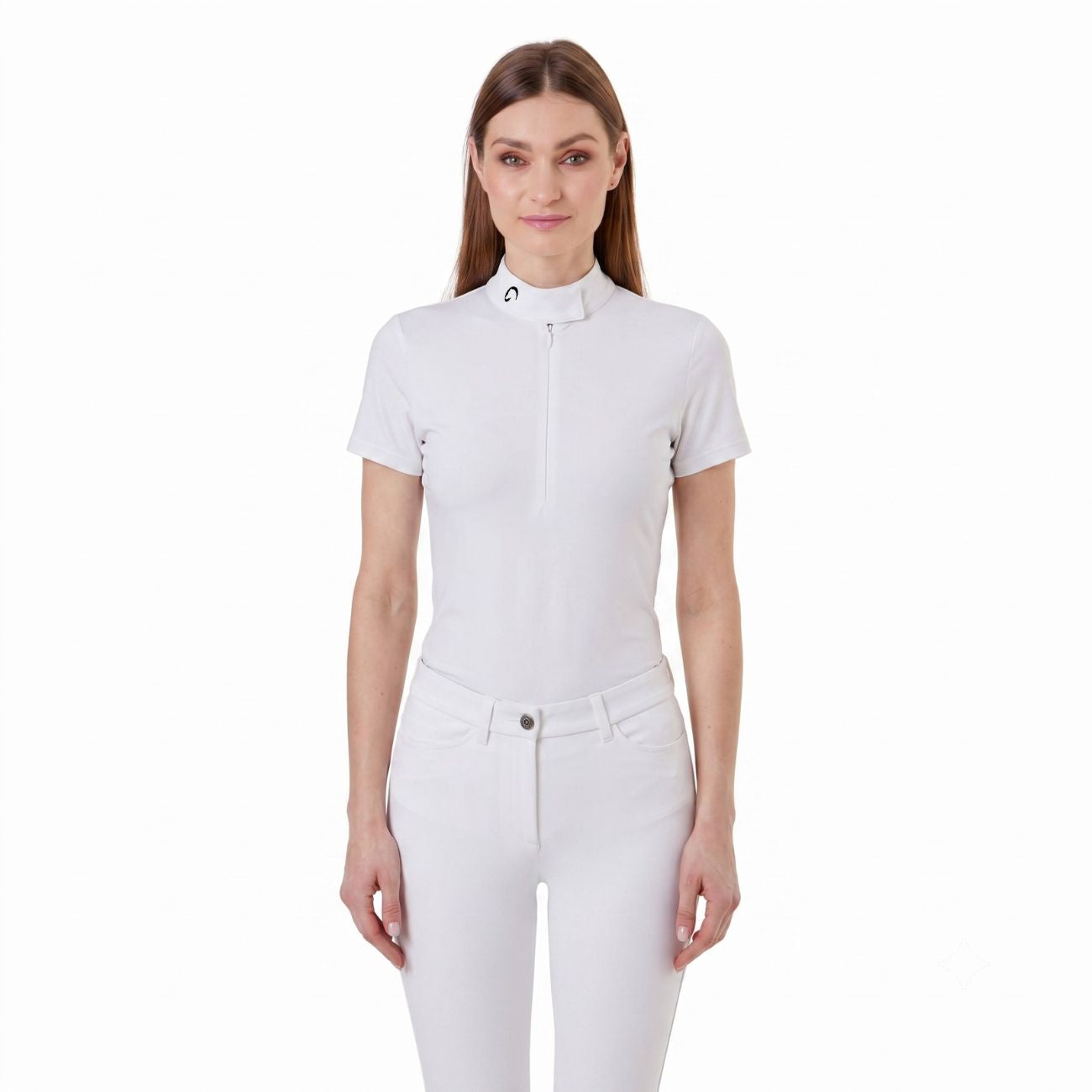 MASCHERONI SELLERIA Polo Da Concorso Da Donna 26POLOD BIANCO 