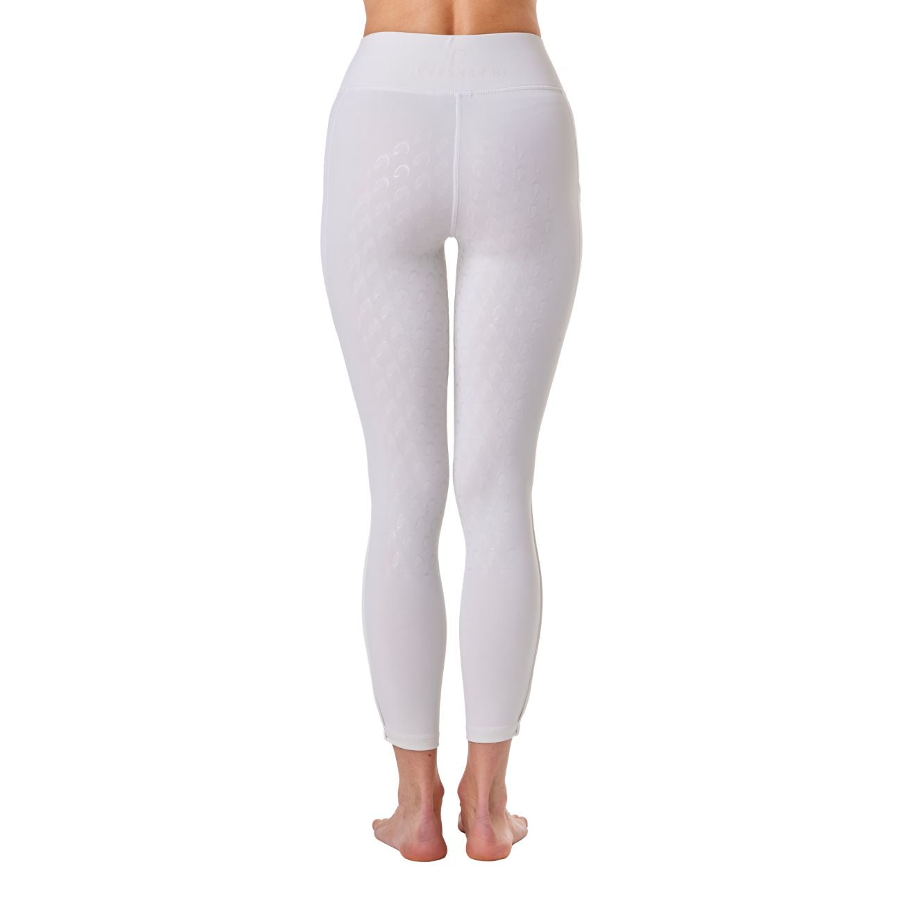 MASCHERONI SELLERIA Leggings Da Donna Full Grip Piazza Di Siena Mascheroni Bianco/Nero 30MA-PIAZZADISIENA WHITE/BLACK 