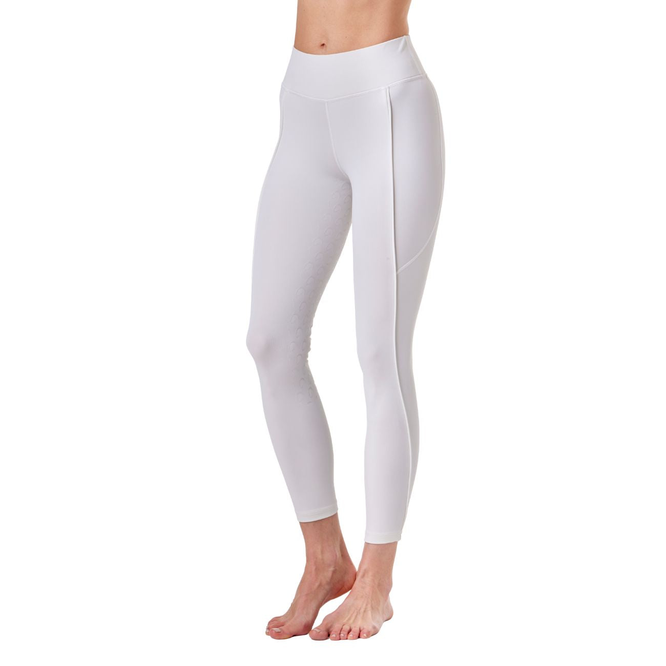 MASCHERONI SELLERIA Leggings Da Donna Full Grip Piazza Di Siena Mascheroni Bianco/Nero 30MA-PIAZZADISIENA WHITE/BLACK 