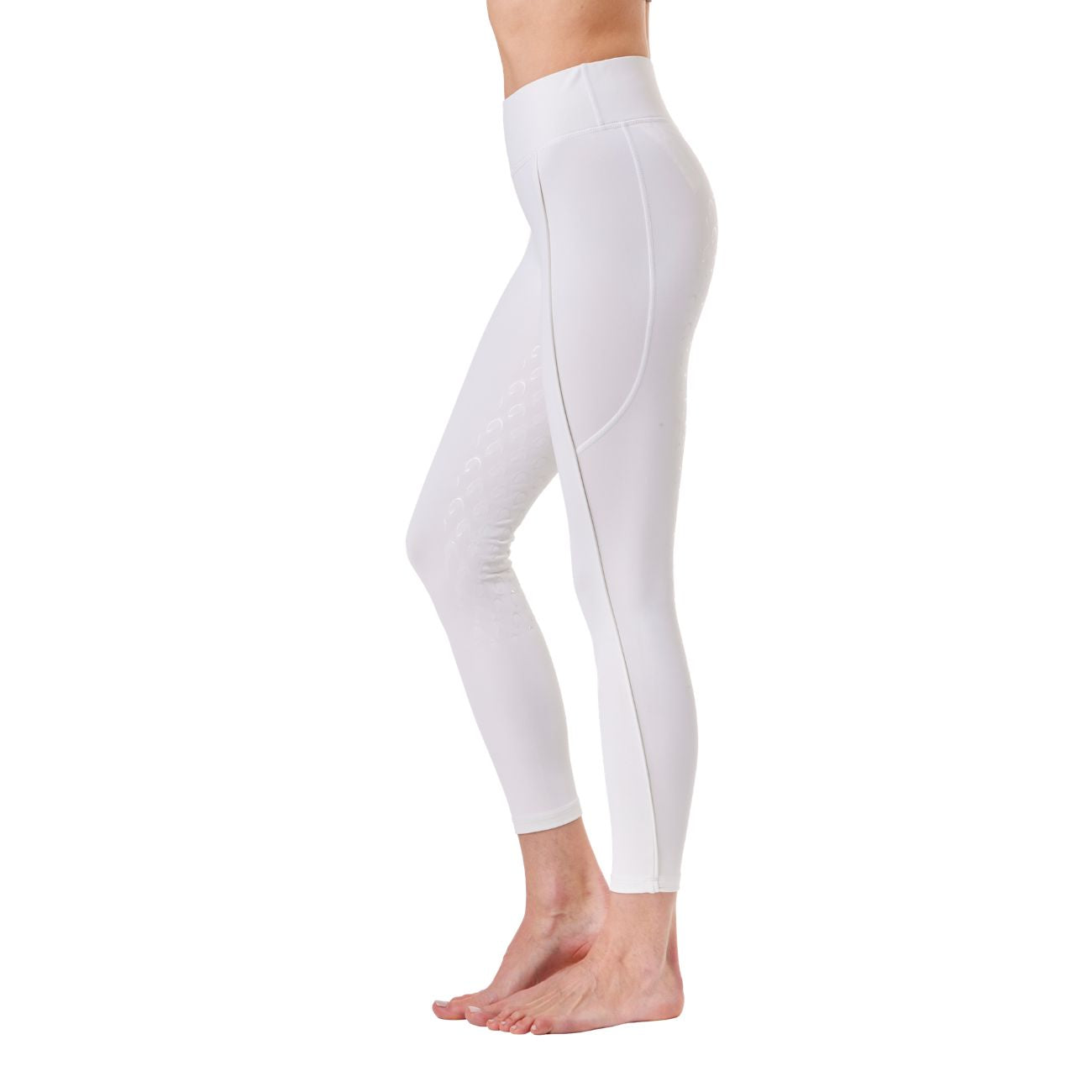 MASCHERONI SELLERIA Leggings Da Donna Full Grip Piazza Di Siena Mascheroni Bianco/Nero 30MA-PIAZZADISIENA WHITE/BLACK 