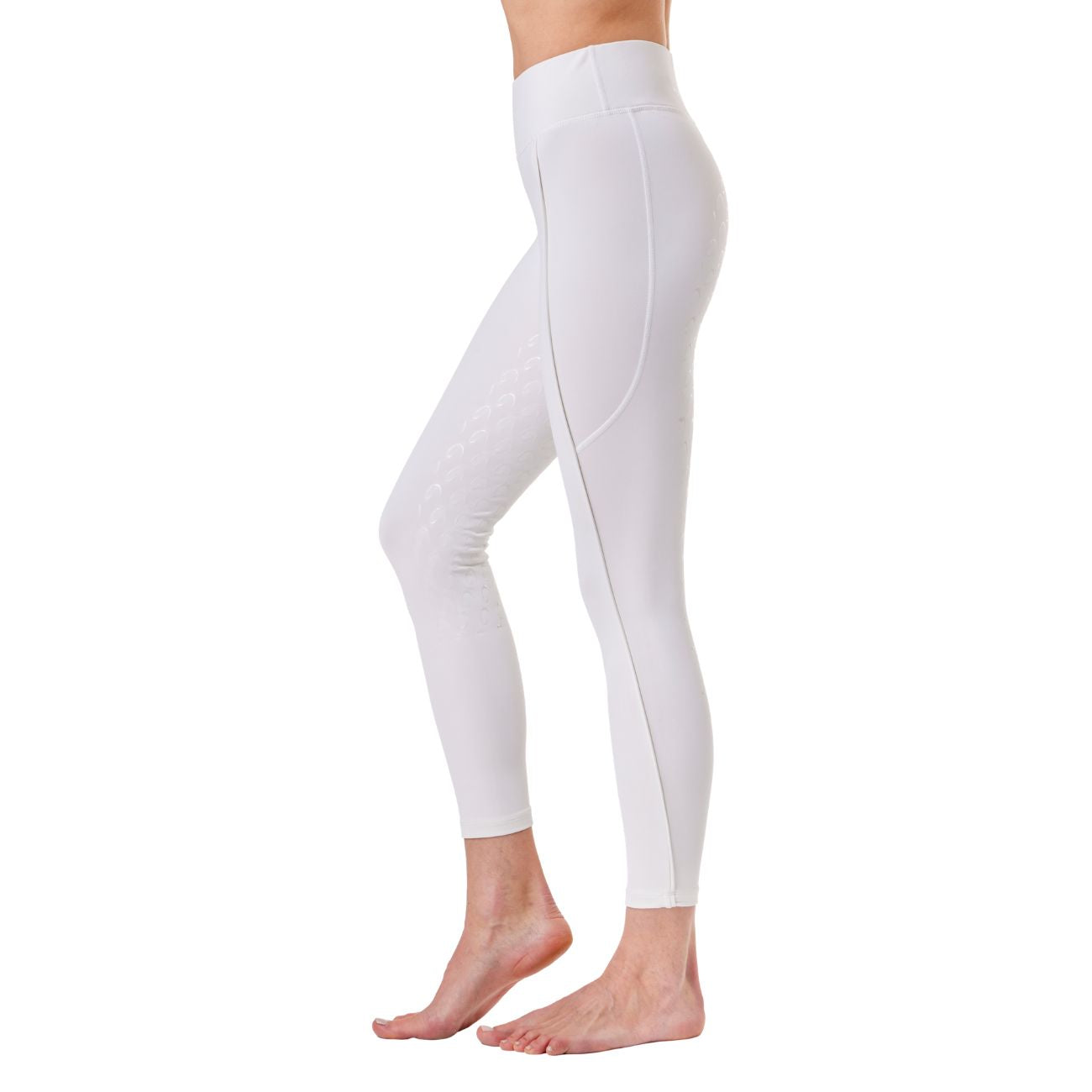 MASCHERONI SELLERIA Leggings Da Donna Full Grip Piazza Di Siena Mascheroni Bianco/Nero 30MA-PIAZZADISIENA WHITE/BLACK 