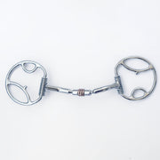 EQUINE HORSE Filetto Beval Spezzato In Tre Con Rullo Equine Horse 30MA-#15 INOX 