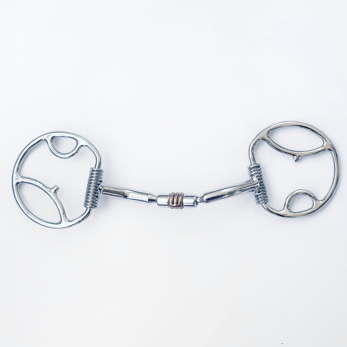 EQUINE HORSE Filetto Beval Spezzato In Tre Con Rullo Equine Horse 30MA-#15 INOX 