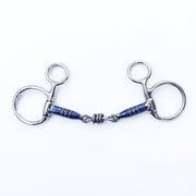 EQUINE HORSE Baucher Spezzato In Tre Con Rulli Equine Horse 30MA-#28 SWEET IRON 