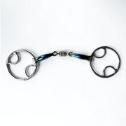 EQUINE HORSE Filetto Beval Spezzato In Tre Con Rondelle In Rame Equine Horse 30MA-#29 SWEET IRON 