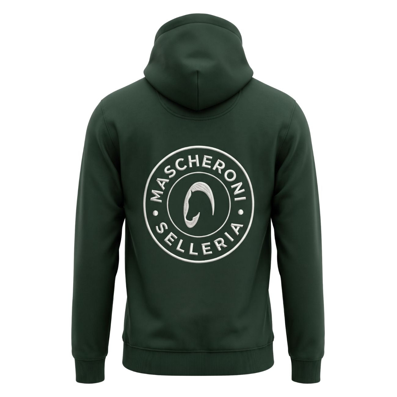 MASCHERONI SELLERIA Felpa Unisex Con Cappuccio E Logo Mascheroni FELPACAPPMASKE GREEN 