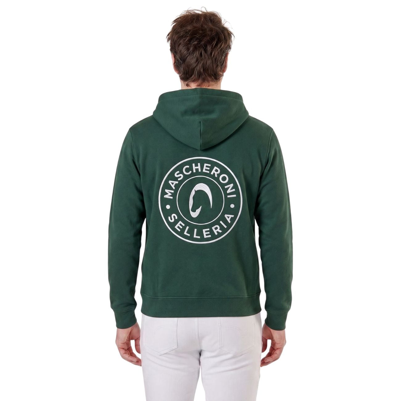 MASCHERONI SELLERIA Felpa Unisex Con Cappuccio E Logo Mascheroni FELPACAPPMASKE GREEN 