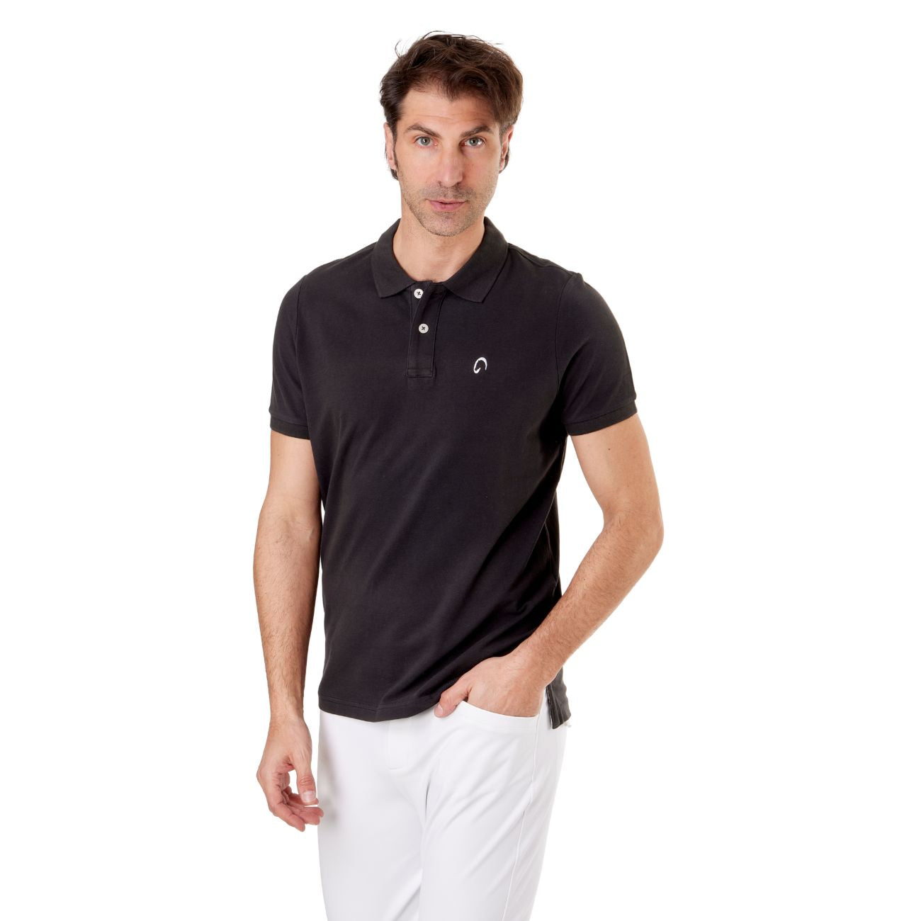 MASCHERONI SELLERIA Polo Vintage Da Uomo Mascheroni Charcoal MASCHERONI-KV2206 CHARCOAL 