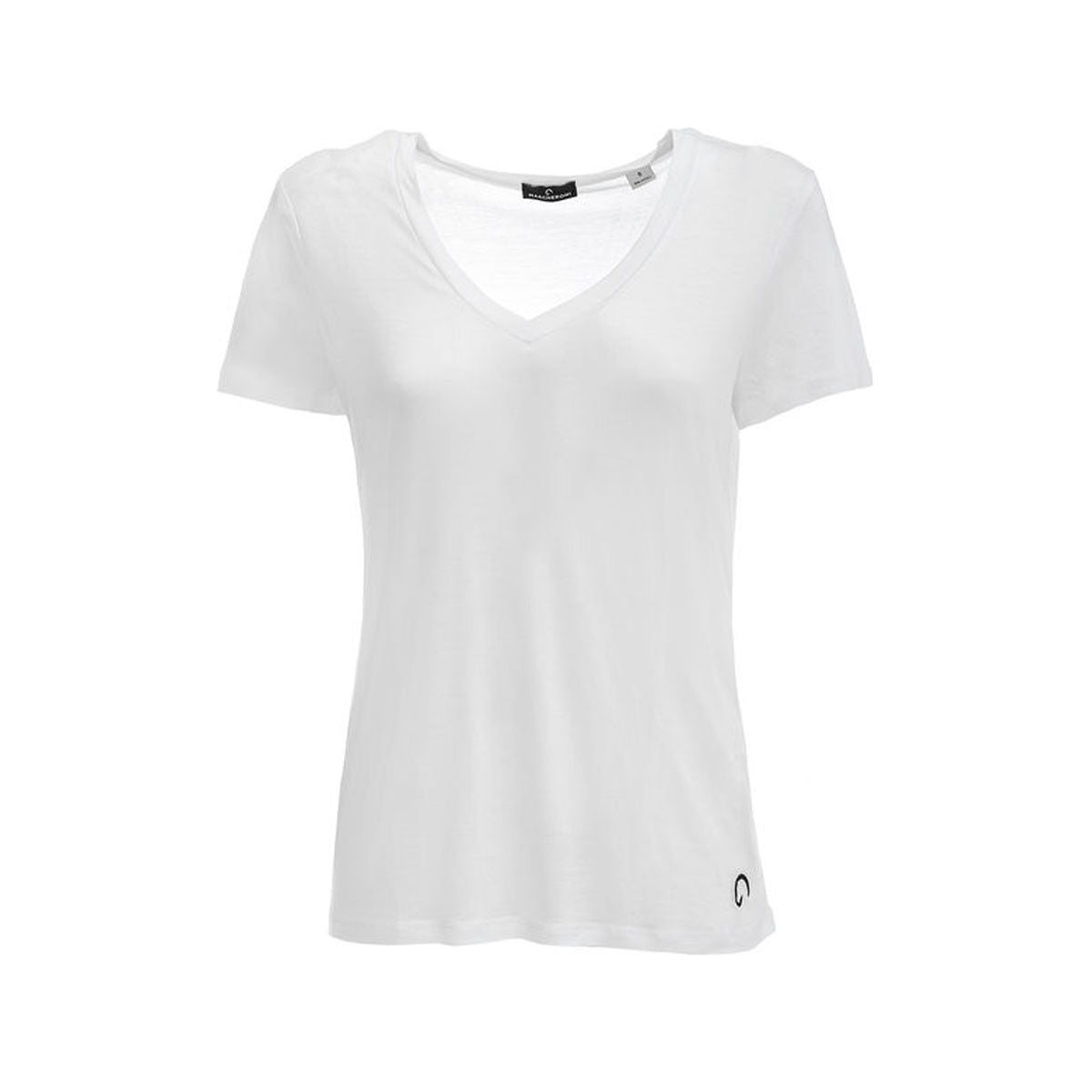 MASCHERONI SELLERIA T-Shirt Con Scollo A V In Cotone Mascheroni MASCHERONI-NS323 WHITE 