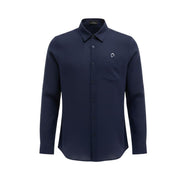 MASCHERONI SELLERIA Camicia Da Uomo In Lino Mascheroni Blu MASCHERONI-NS504 LINENBLUE 