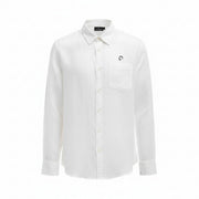 MASCHERONI SELLERIA Camicia Da Uomo In Lino Mascheroni Bianco MASCHERONI-NS504 WHITE 