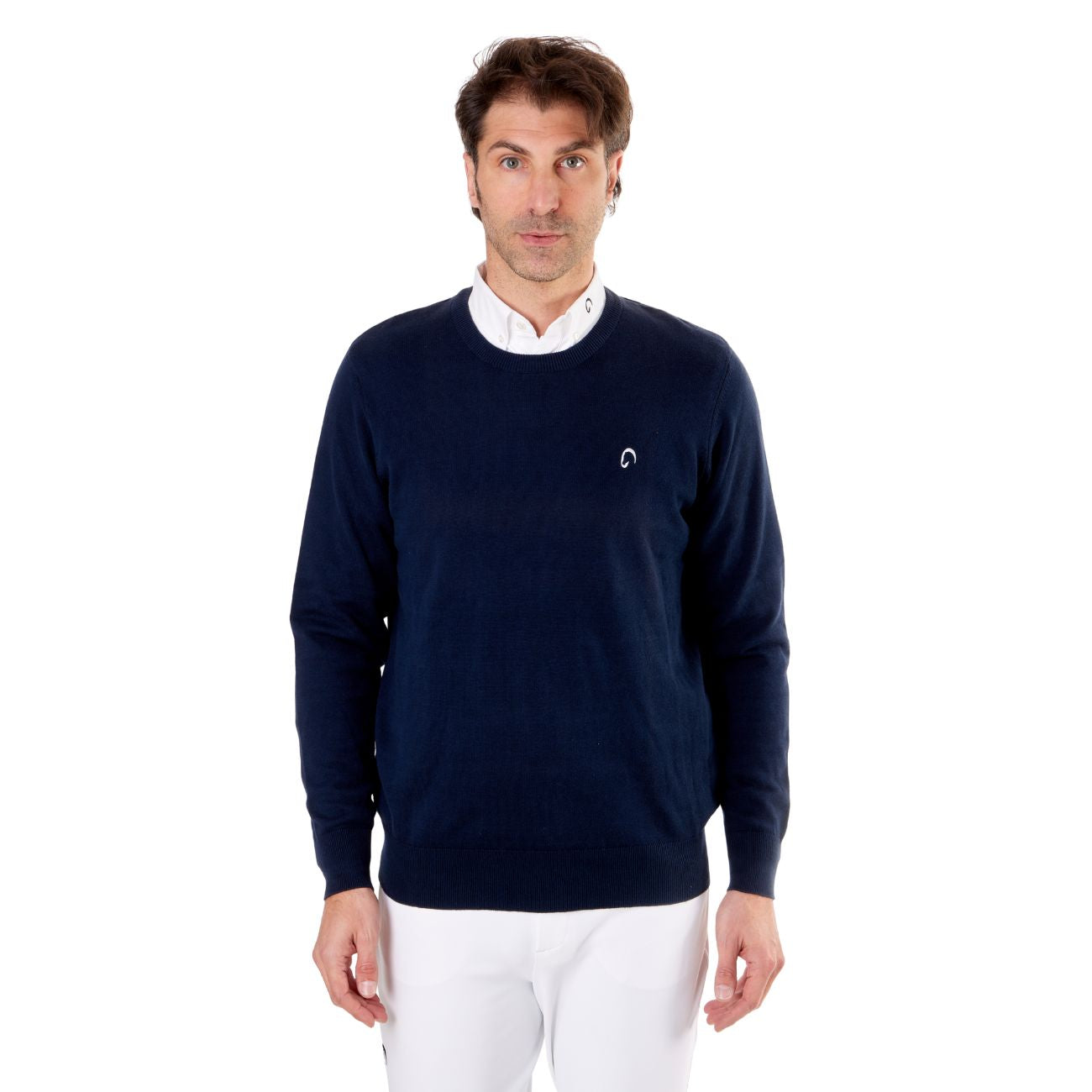 MASCHERONI SELLERIA Pullover Girocollo Da Uomo Casual Mascheroni Blu MASCHERONI-NS901 NAVYBLUE 
