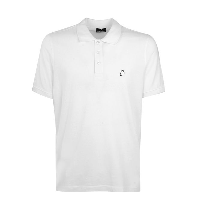 MASCHERONI SELLERIA Polo Uomo A Manica Corta Mascheroni Bianco MASCHERONI/HS254K BLUE WHITE 
