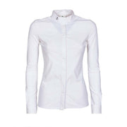 MASCHERONI SELLERIA Camicia Da Concorso Da Donna A Manica Lunga Mascheroni MASDCML01 WHITE 