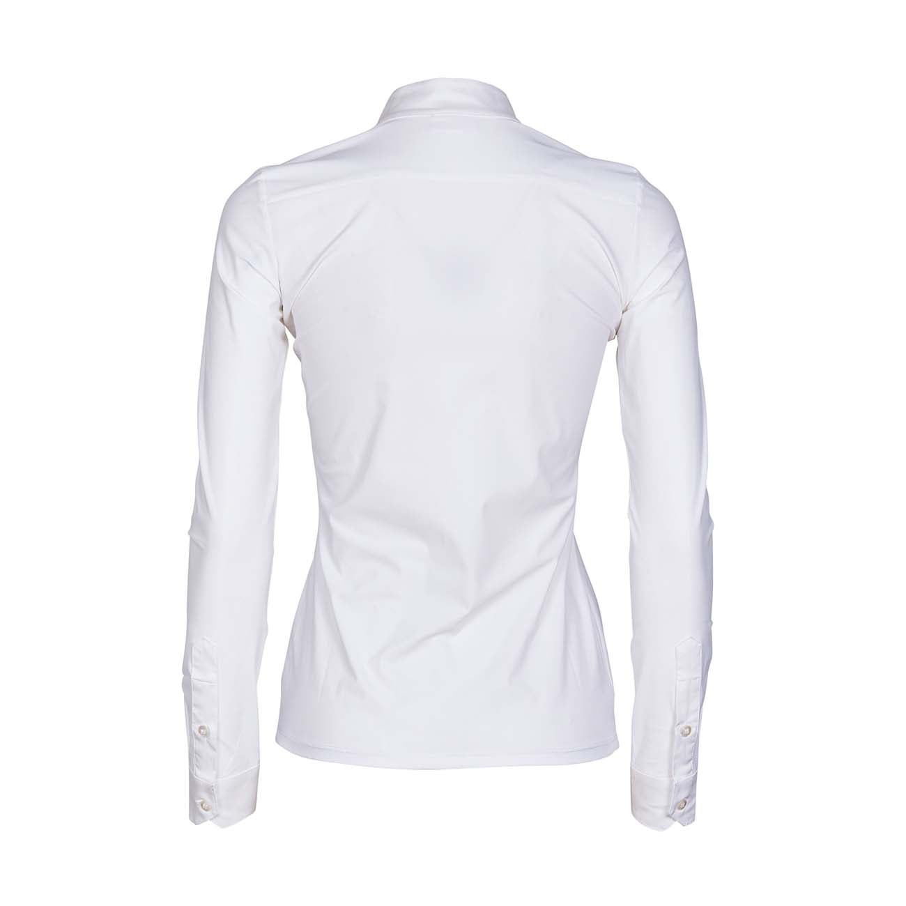 MASCHERONI SELLERIA Camicia Da Concorso Da Donna A Manica Lunga Mascheroni MASDCML01 WHITE 