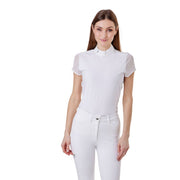 MASCHERONI SELLERIA Polo Da Concorso Donna Manica Corta Mascheroni MASDPMC01 WHITE 