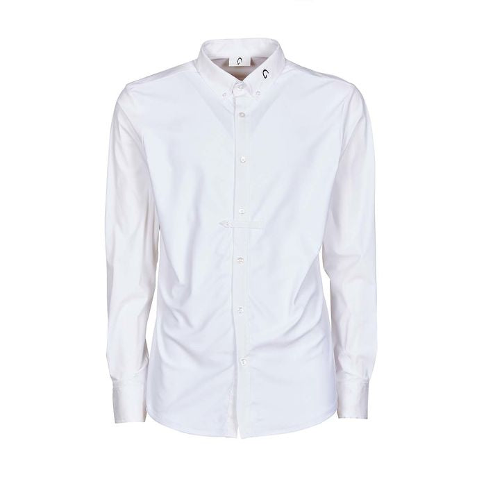 MASCHERONI SELLERIA Camicia Da Concorso Da Uomo A Manica Lunga Mascheroni MASUCML02 WHITE 