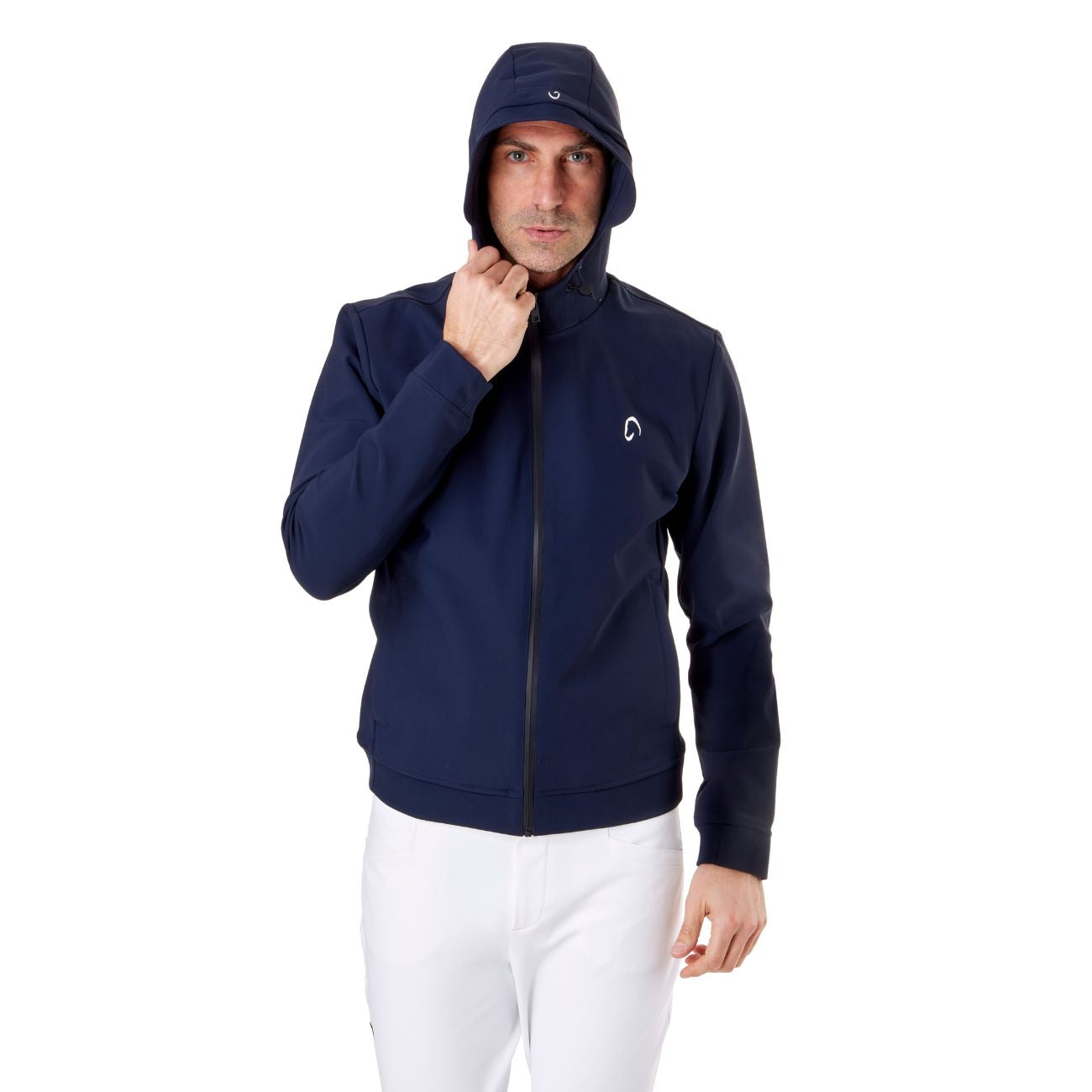 MASCHERONI SELLERIA Softshell Mascheroni Uomo Leggero Estivo Blu MASUSFT02-NOPILE BLUE 