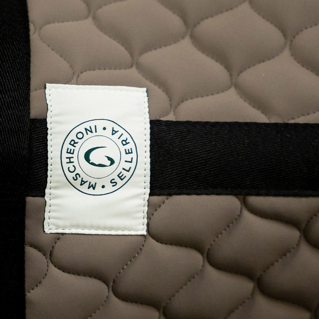 MASCHERONI SELLERIA Sottosella Da Salto Mascheroni Con Cuffietta E Motivo A Rombi Beige SOTTOSELLA+CUFFIETTAROMBO BEIGE 