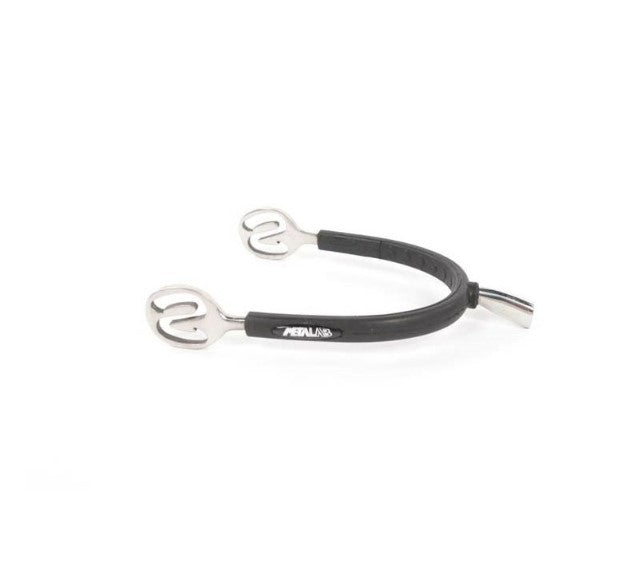 METALAB METALAB Sperone Dritto Ricoperto Di Gomma Nero Speroni 280132 NEUTRO 