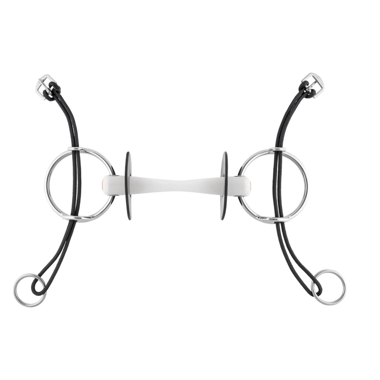 NATHE NATHE FILETTO ELEVATORE AD ANELLI CANNA 20 MM. CON BOCCA MULLEN FLESSIBILE NATHE Bianco - ELEVATORE 40434 NATHE 