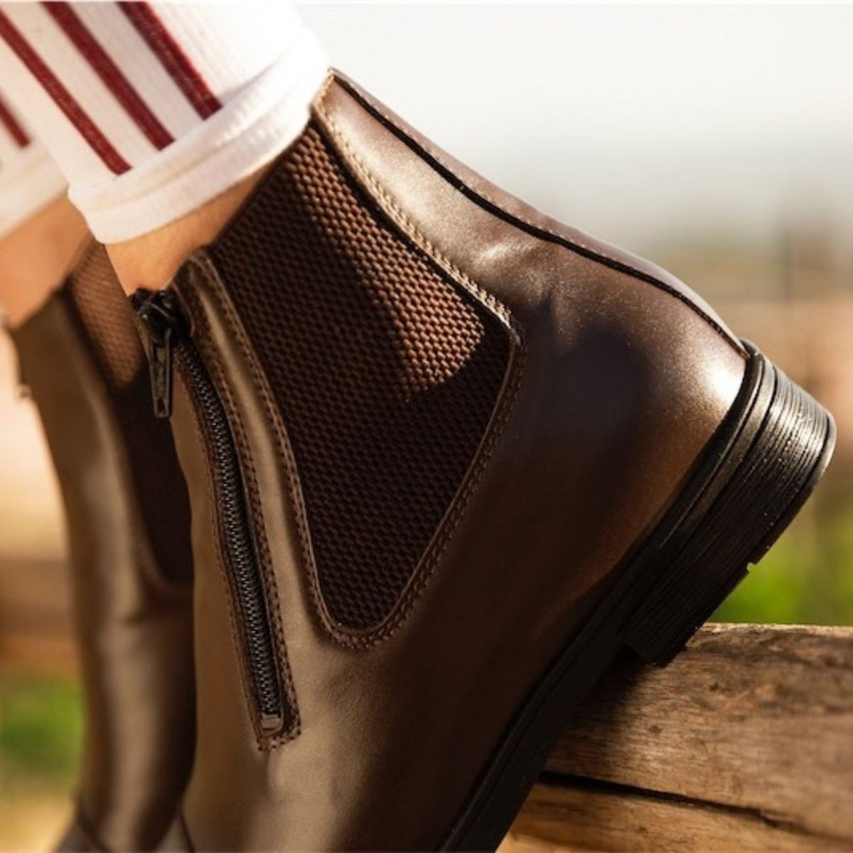PARLANTI ROMA Stivaletto In Pelle  Z1/L Passion Marrone 09PTZ1/LPASSION BROWN 