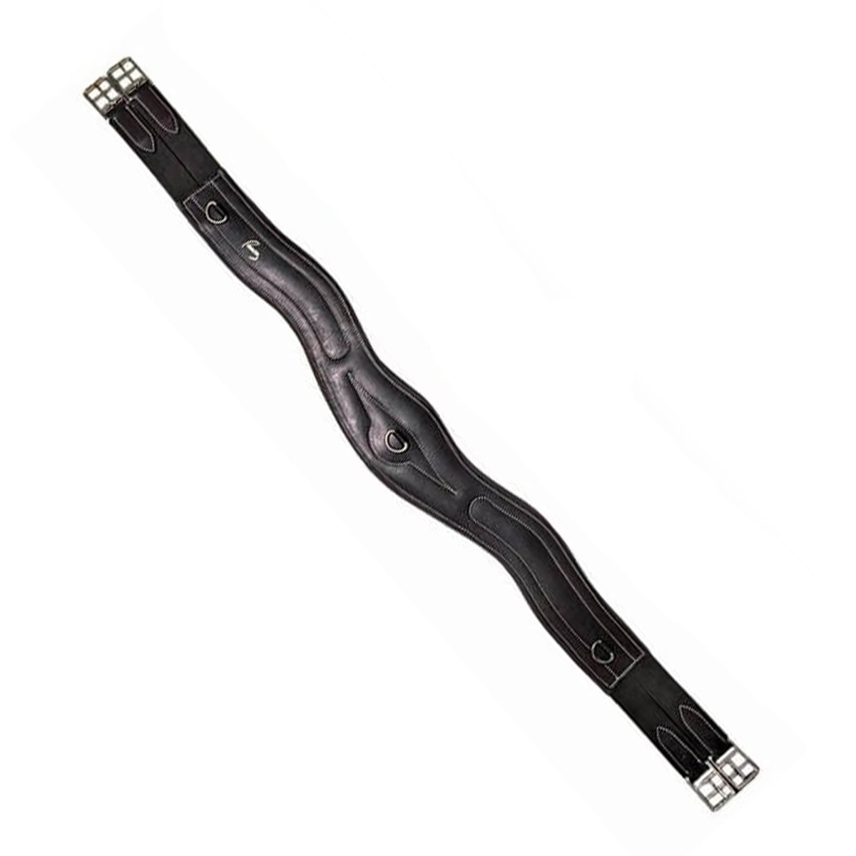 PESSOA PESSOA Sottopancia A Caramella In Cuoio Nero 125 cm - comfort anatomico e stabilità della sella 09TA1102103 NERO 