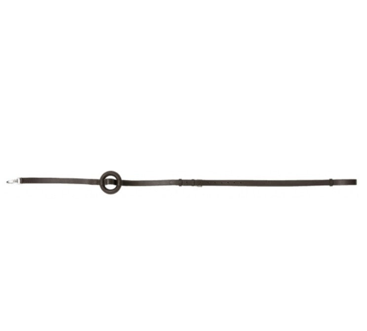RIDING WORLD RIDING WORLD Rubber Side Reins BLACK salvaschiena per sella inglese 306418 002BLACK 