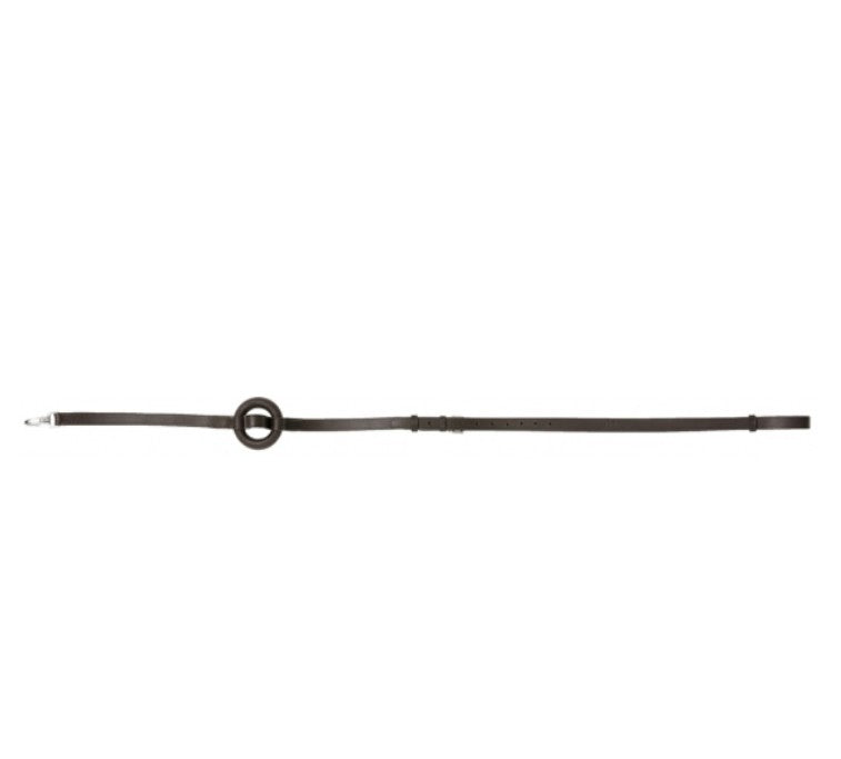 RIDING WORLD RIDING WORLD Rubber Side Reins BROWN salvaschiena per sella inglese 306418 018BROWN 