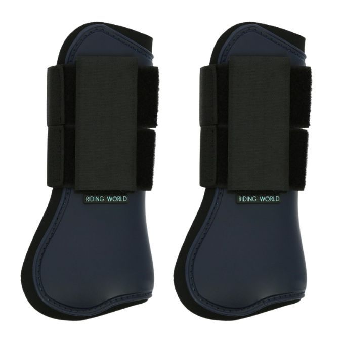 Riding World Stinchiere Tendon Boots Blu Navy — foto 1 di 2