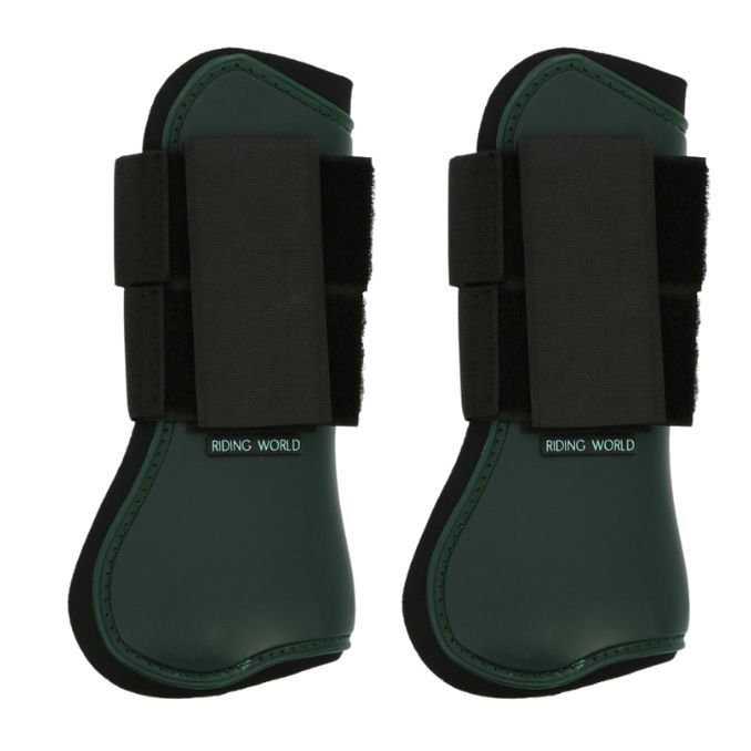 Riding World Stinchiere Tendon Boots Dark Verde — foto 1 di 2